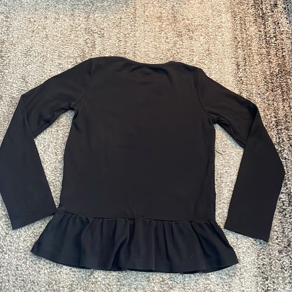 Gymboree Girls Long-Sleeve Shirt Size 10 with sparkly sequinned reindeer front - Picture 3 of 4